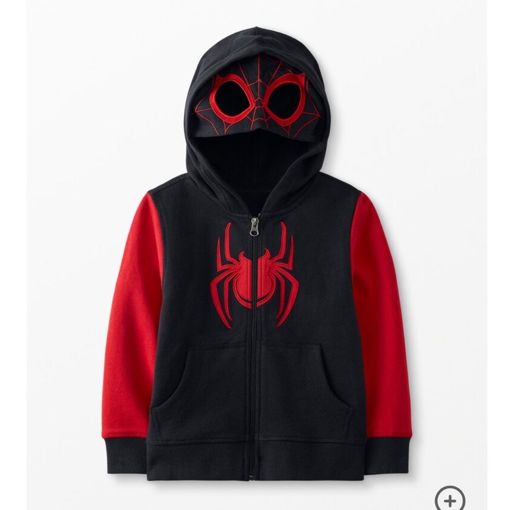 Marvel Miles Morales French Terry Hoodie | Hanna Andersson